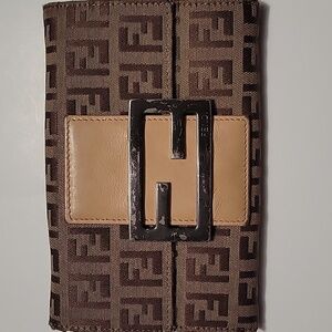 Fendi Zucca Canvas Wallet